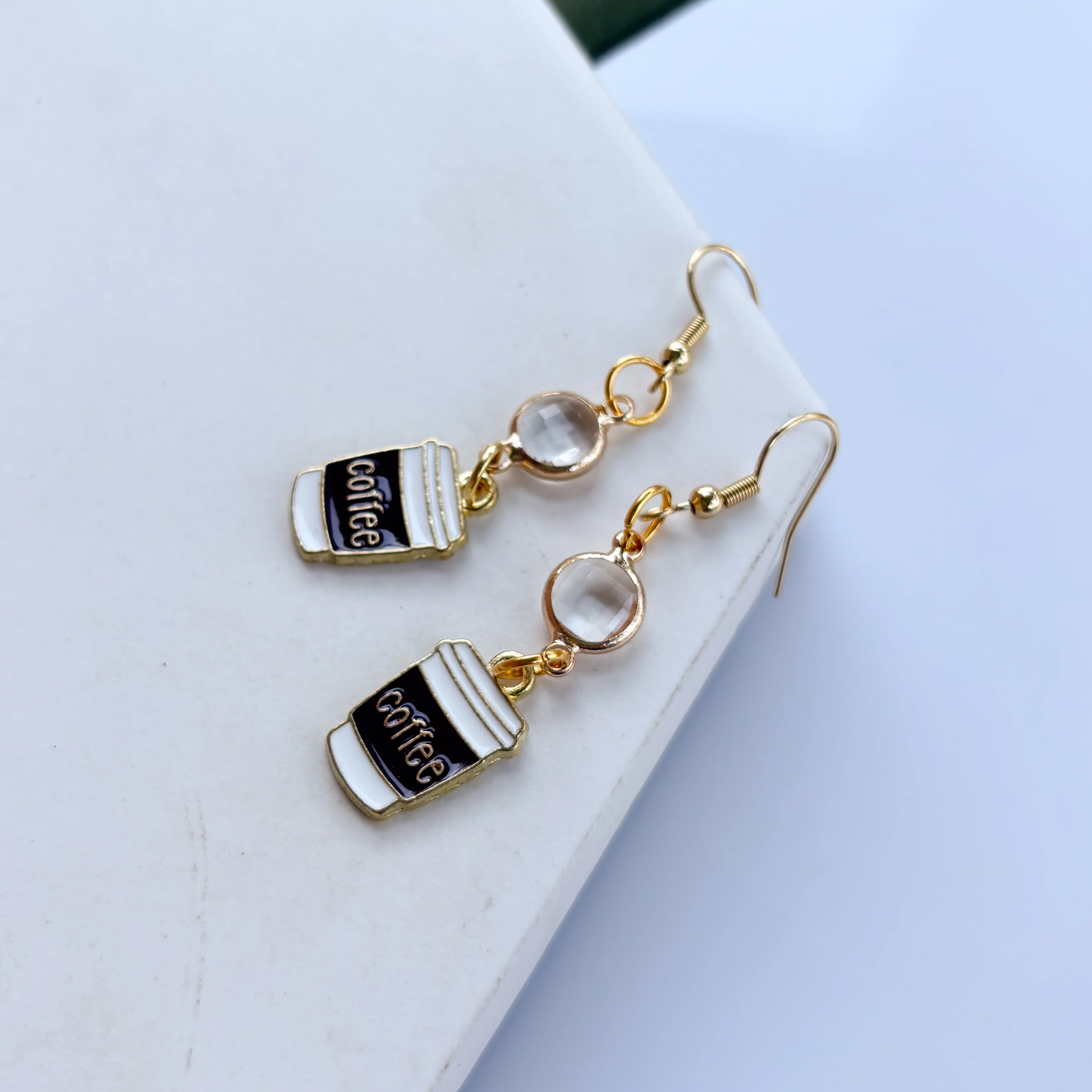 COFFEE CHARM EARRINGS - Image 2