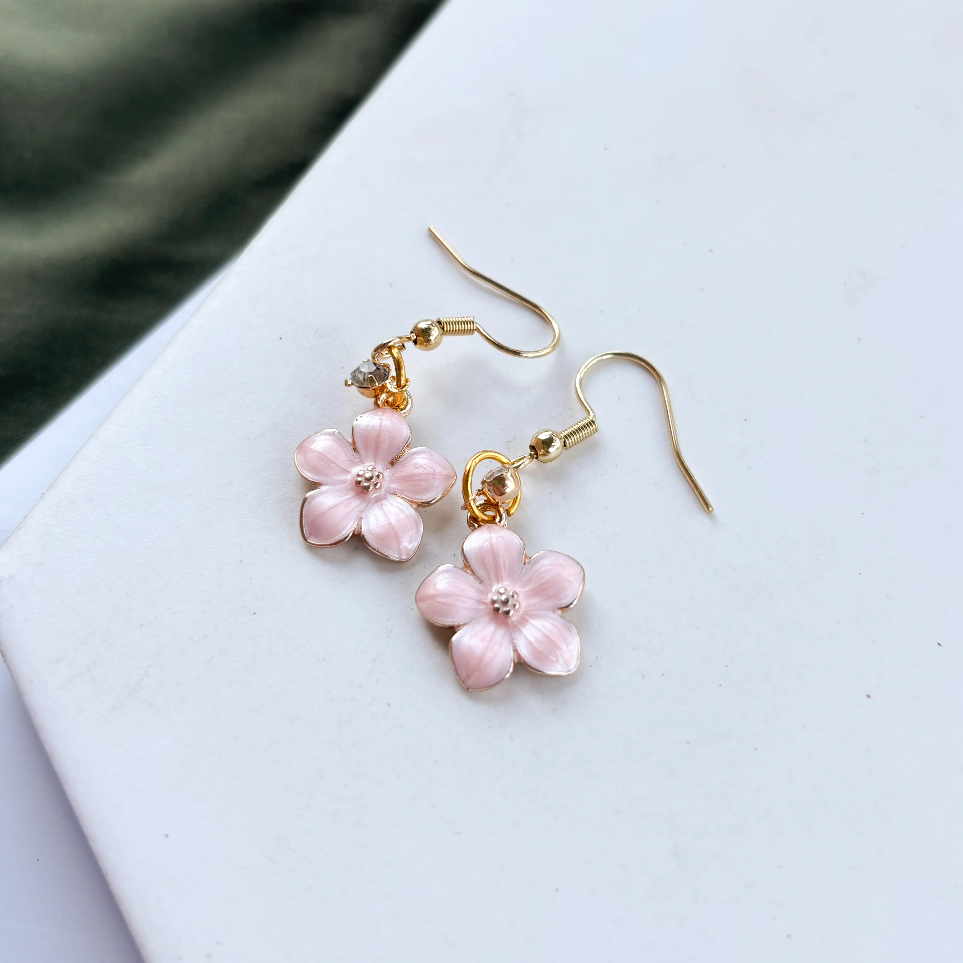 CHERRY BLOSSOM CHARM EARRINGS - Image 2