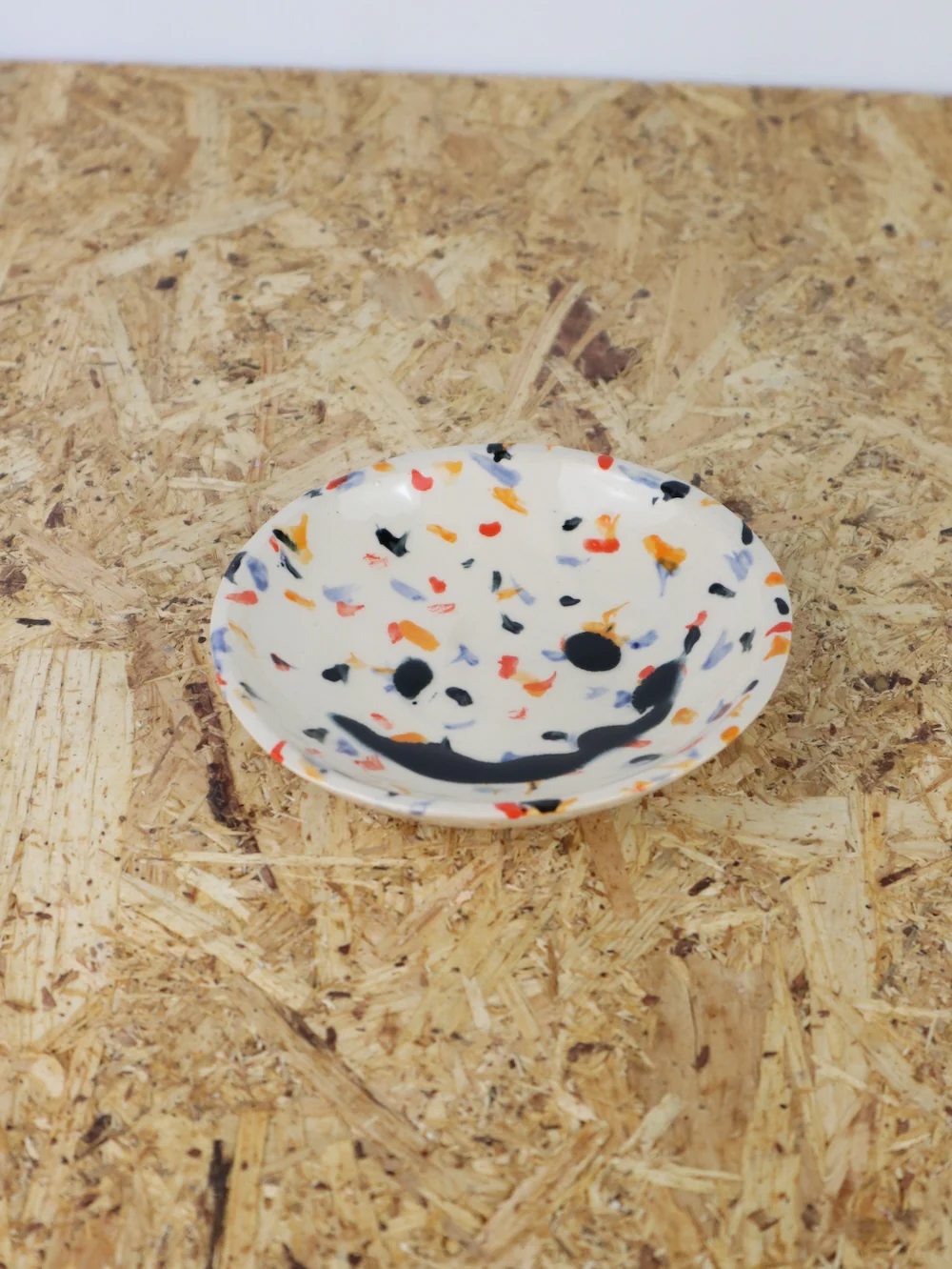 Medium – You are funny trinket bowl -in clown dots