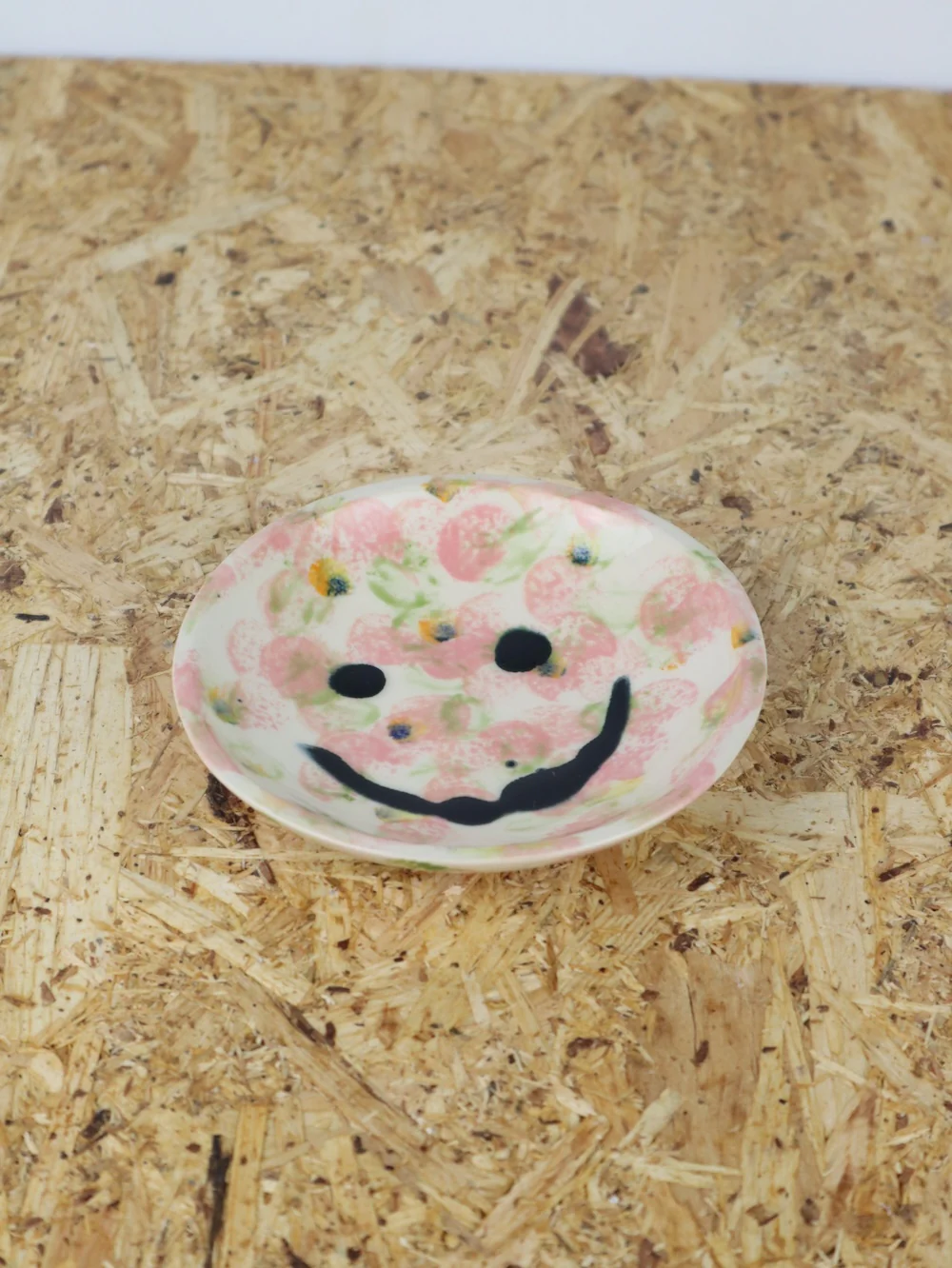 Medium – You are funny trinket bowl -in pink and green pattern