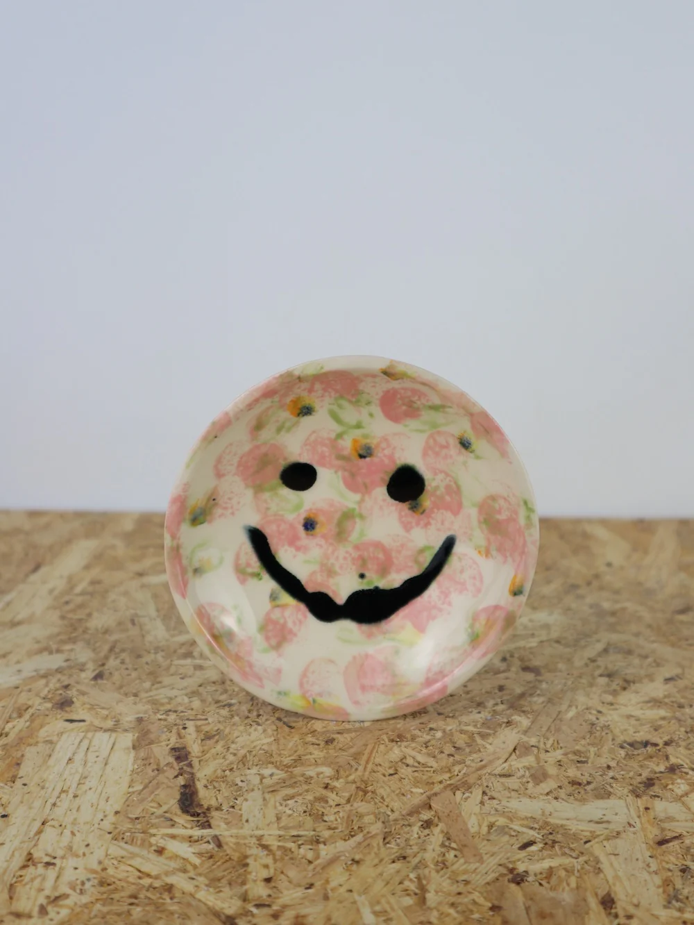 Medium - You are funny trinket bowl -in pink and green pattern - Image 3