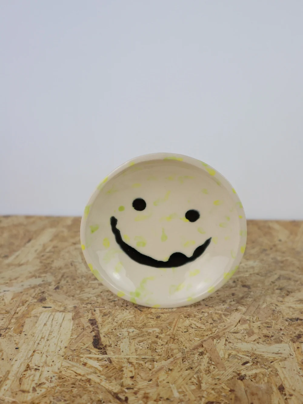 Medium - You are funny trinket bowl -in light green dots - Image 3