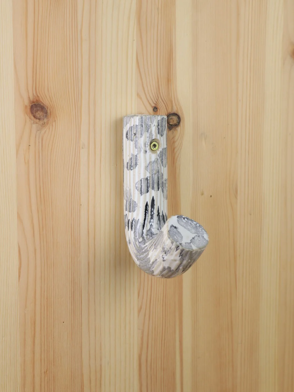 LARGE “melted icecream with a little bit of liquorice” Extruded hanger