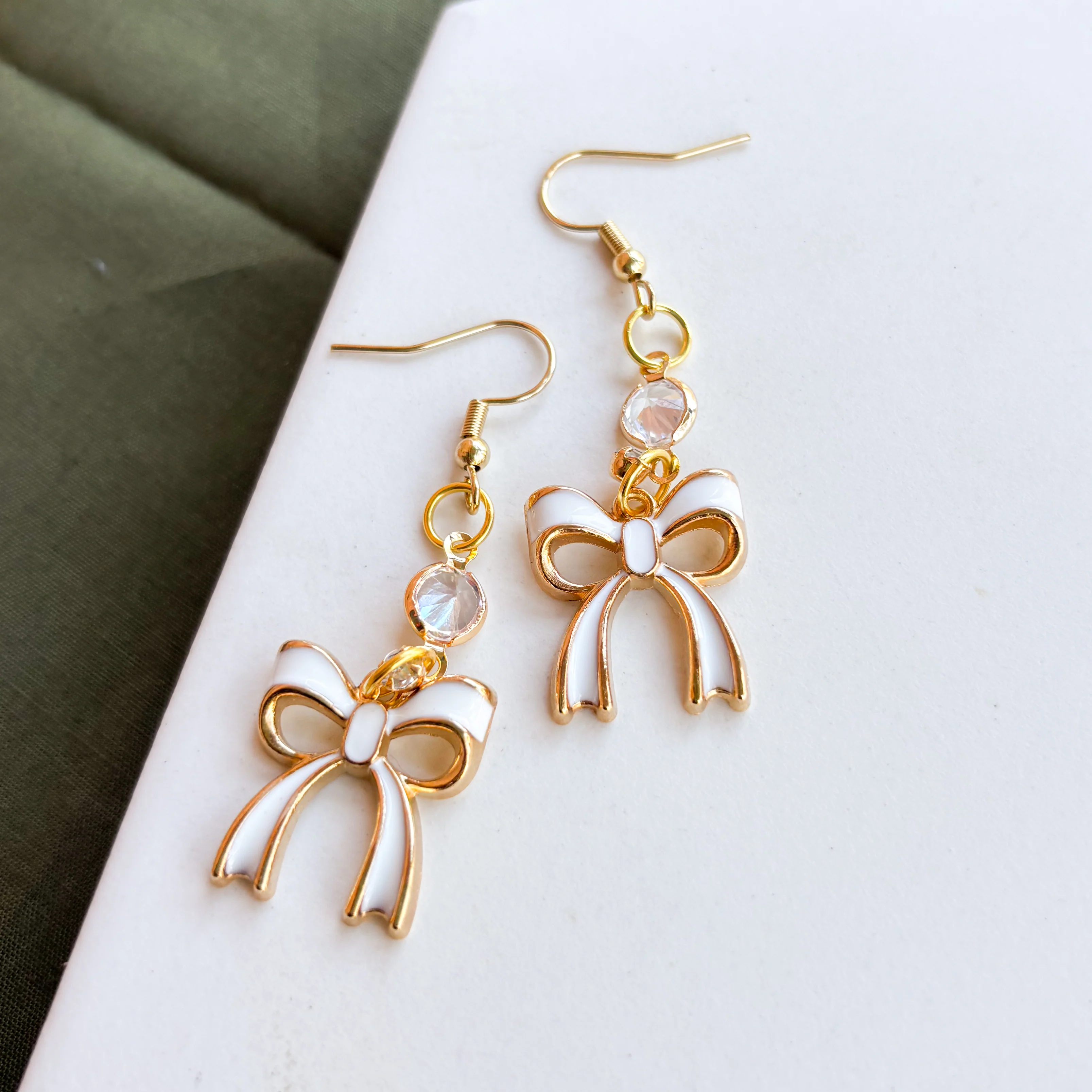 BOW CHARM EARRINGS - Image 2