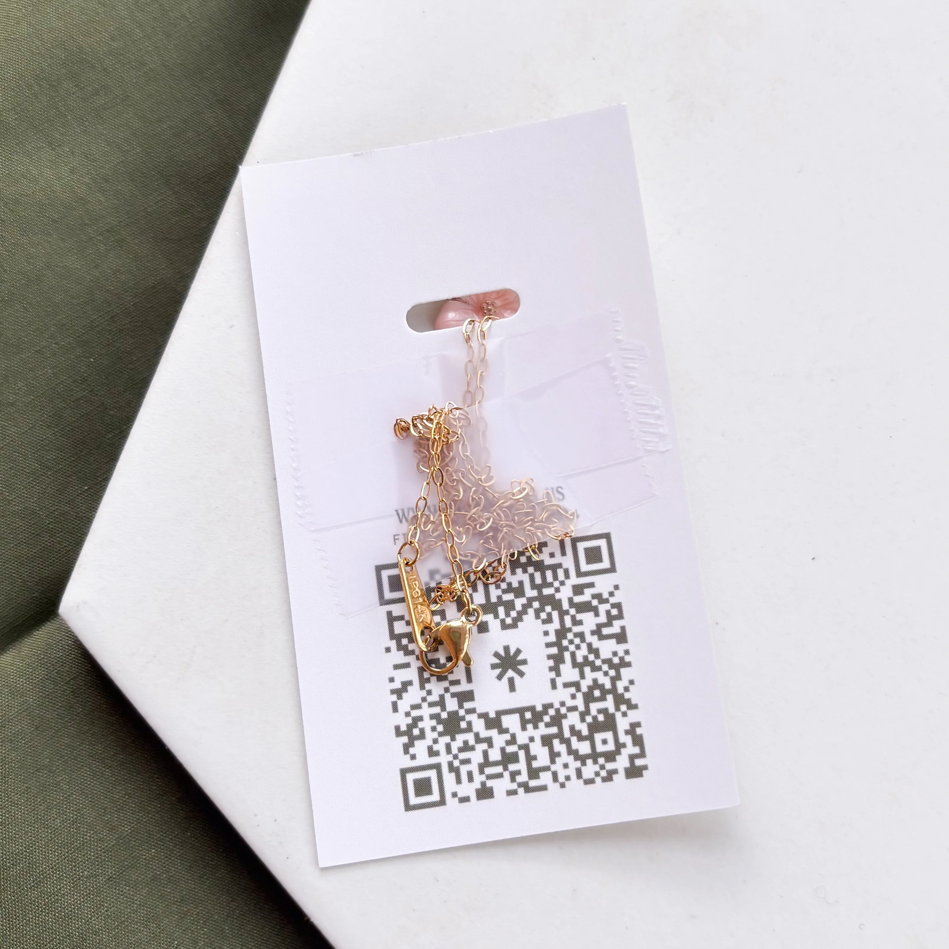 CHERRY BLOSSOM CHARM NECKLACE - Image 3