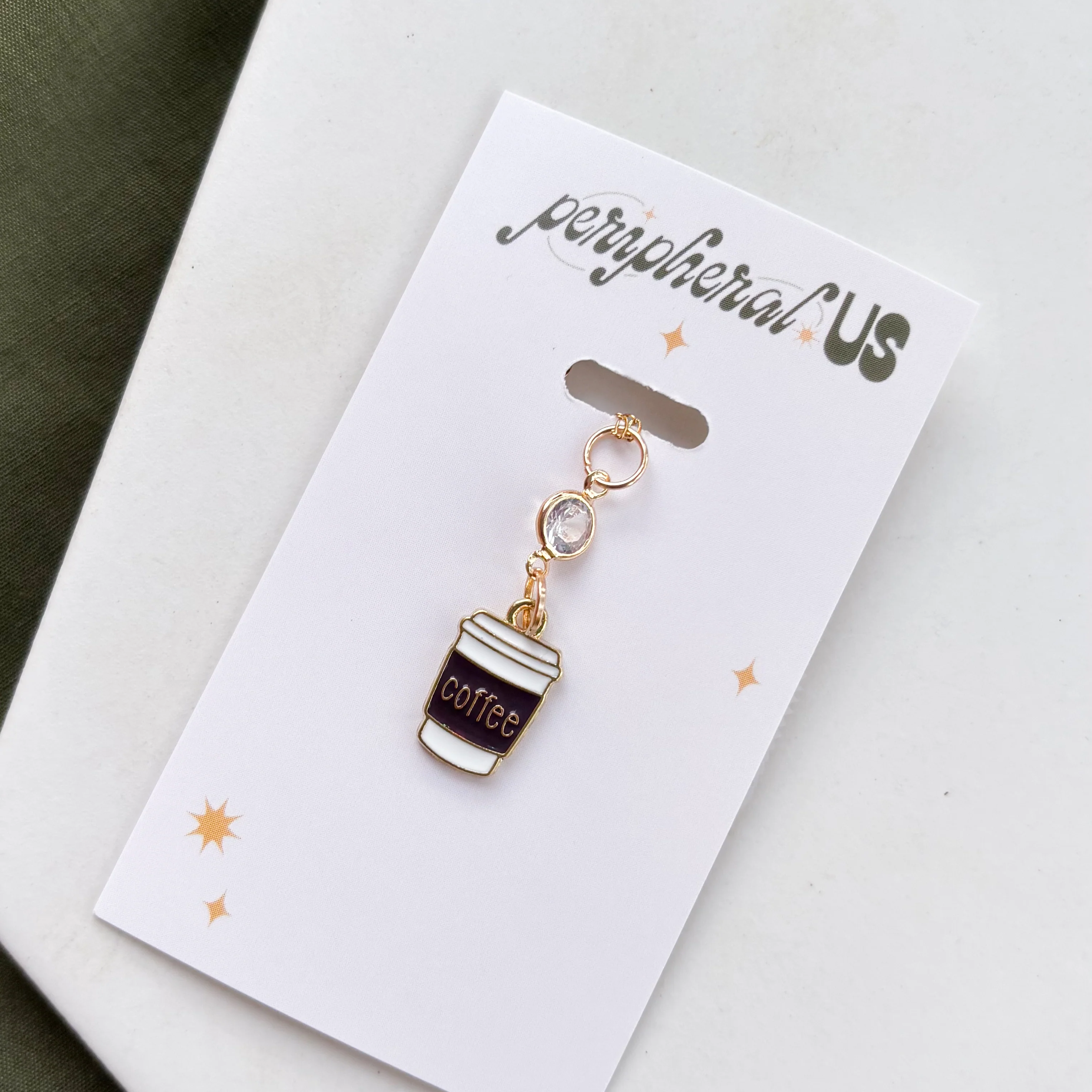 COFFEE CHARM NECKLACE - Image 2