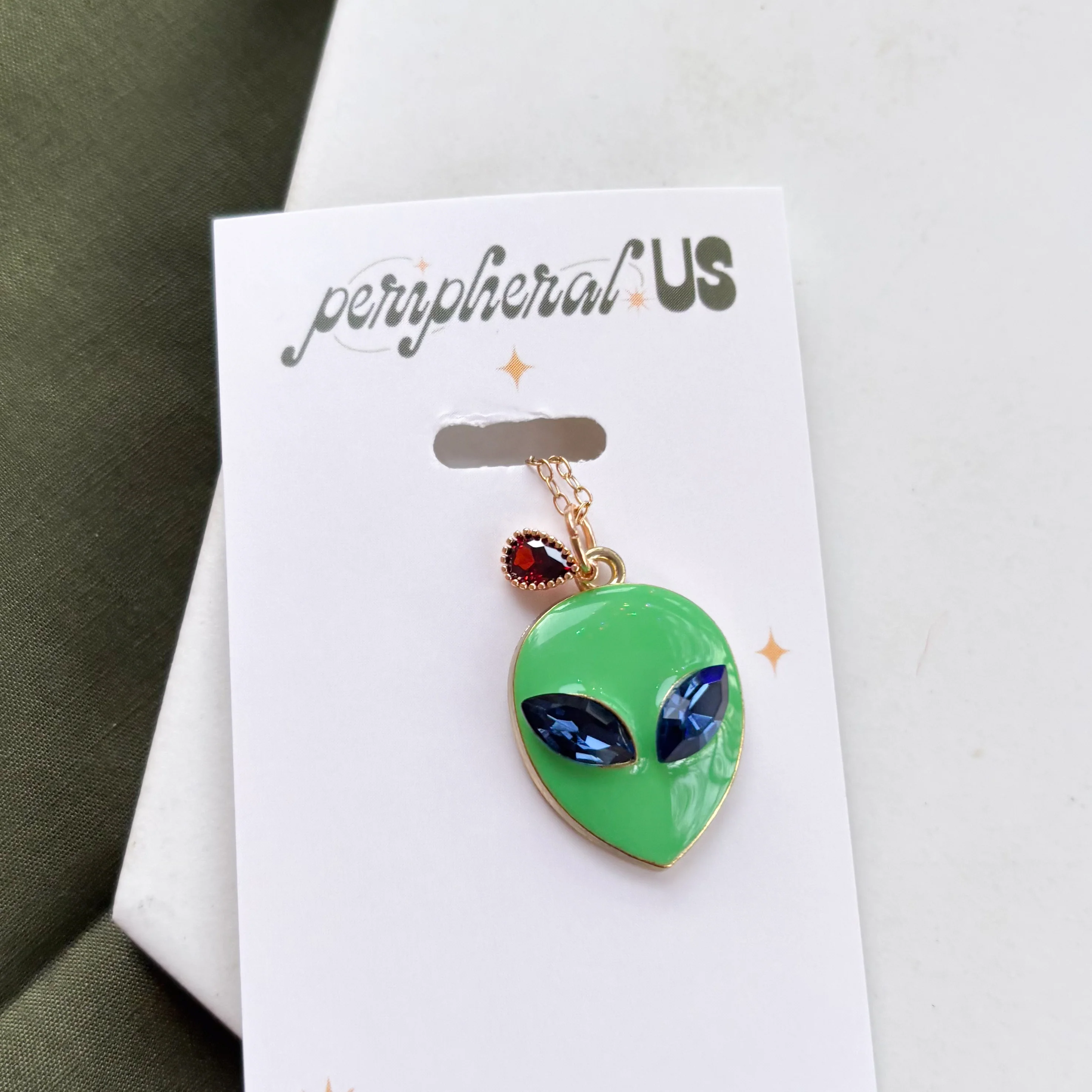 ALIEN CHARM NECKLACE - Image 3