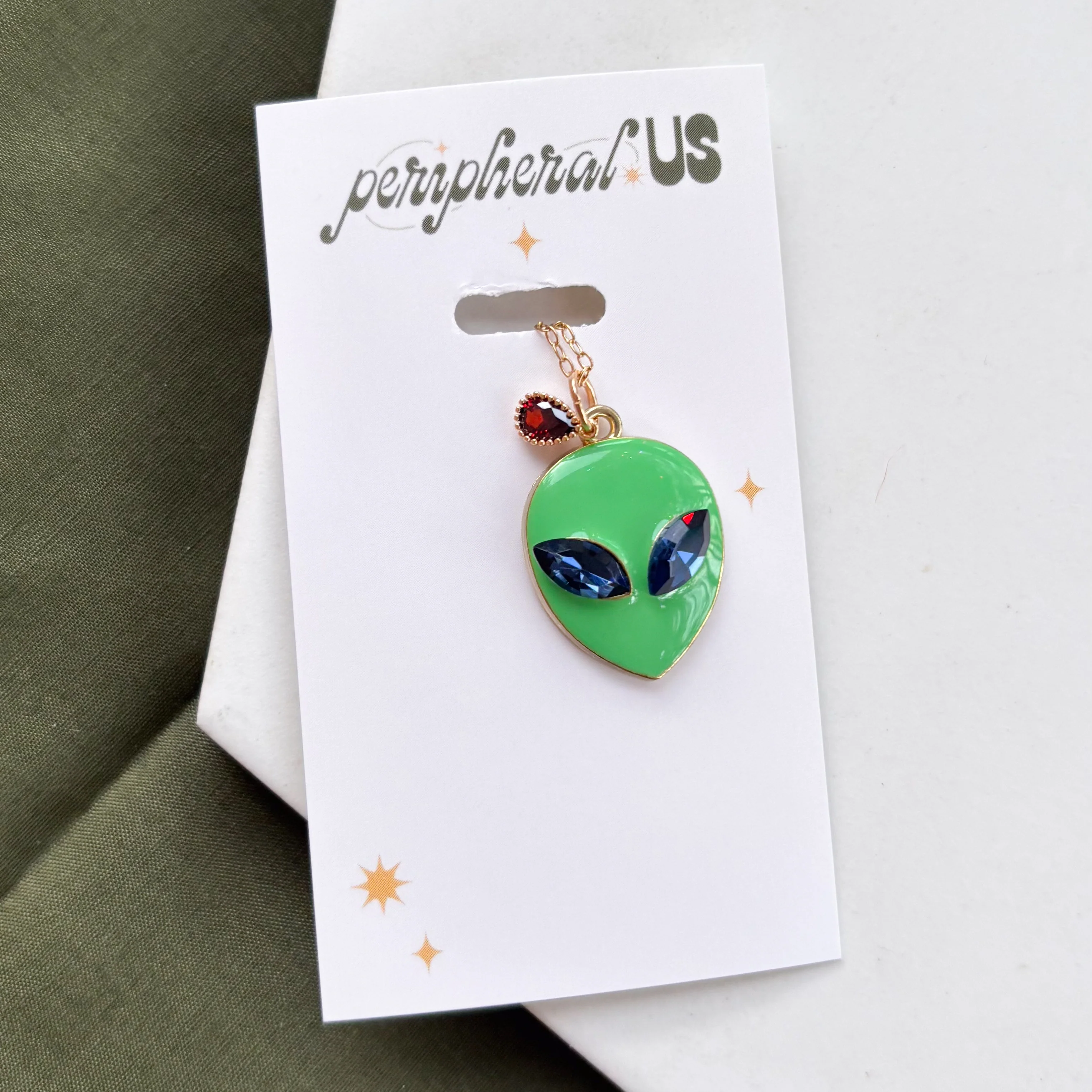ALIEN CHARM NECKLACE - Image 2