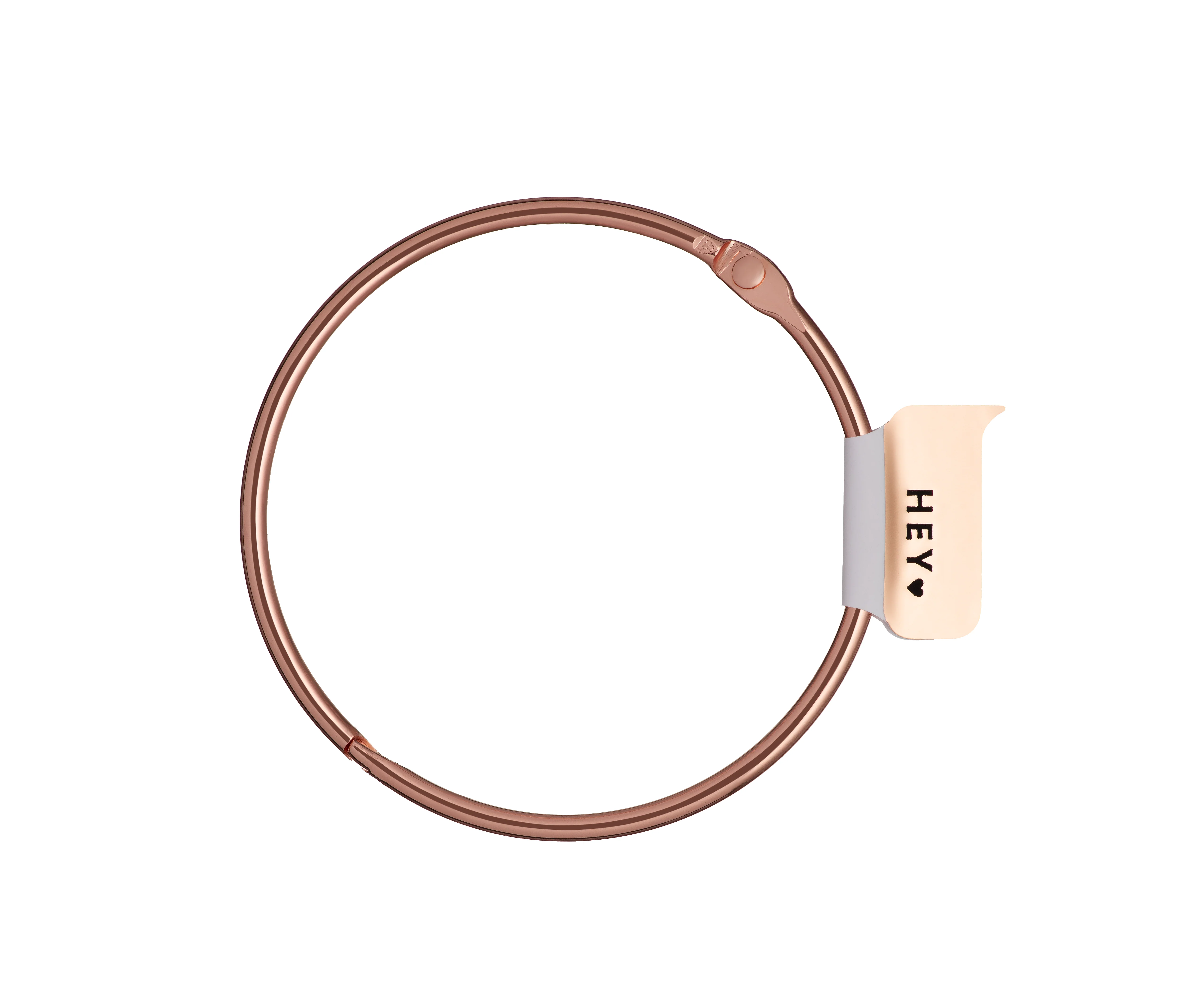 HEYLOVE Metal Ring for Nail Tips, Rose Gold