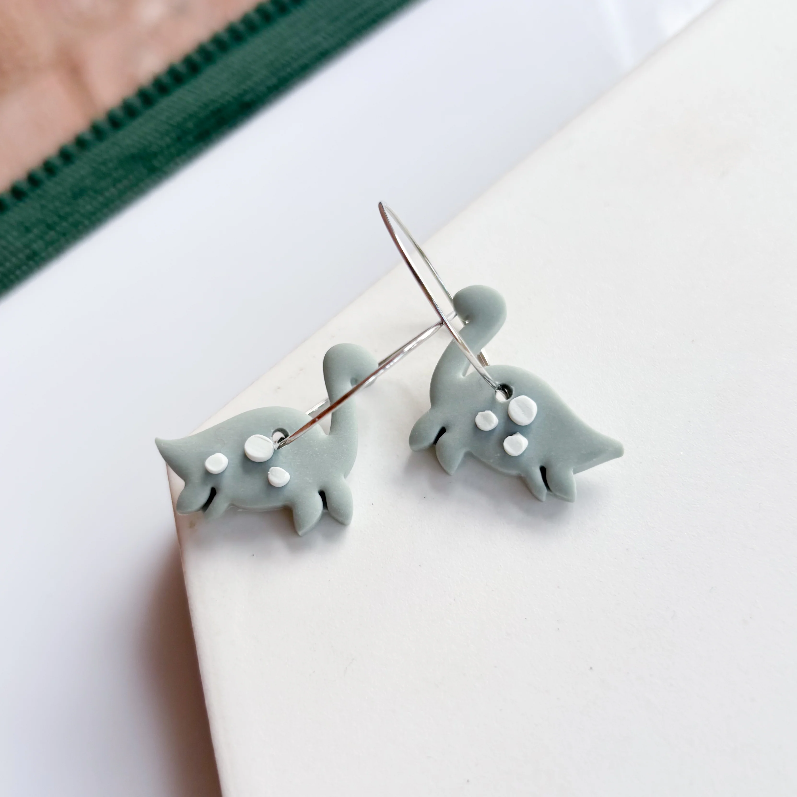 LOCH NESS MONSTER HOOP EARRINGS - Image 3