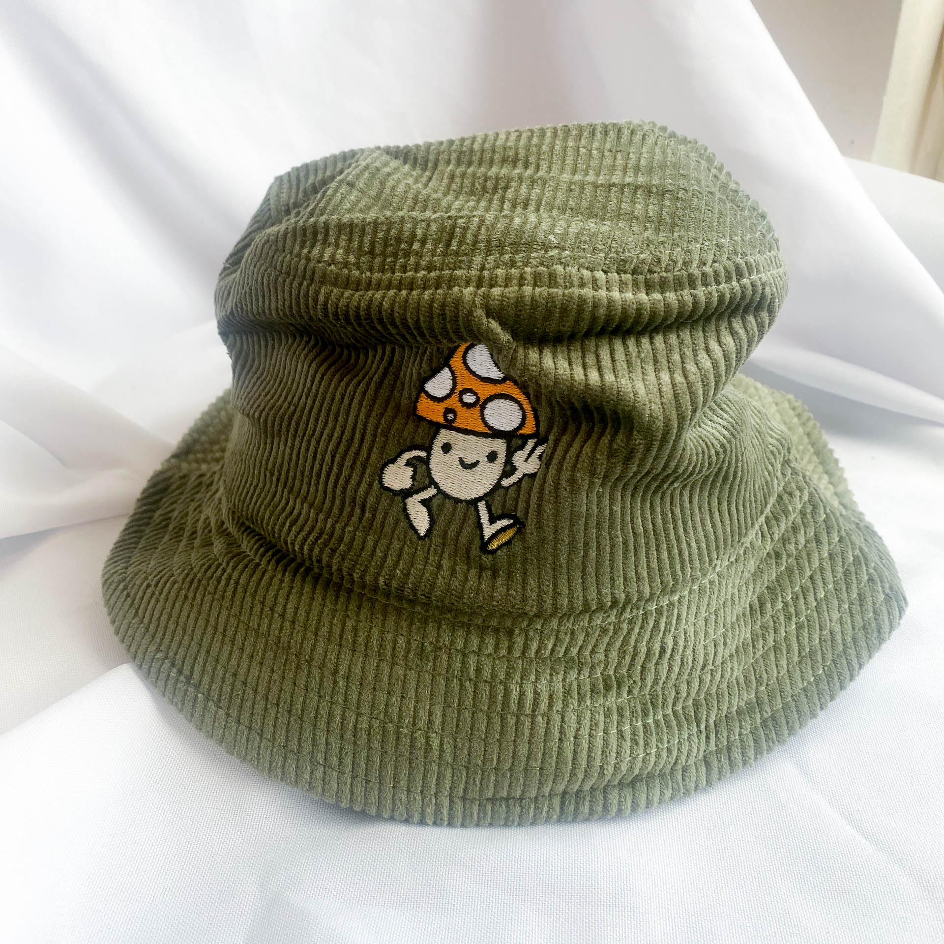 CORDUROY MUSHROOM BUCKET HAT - Image 3