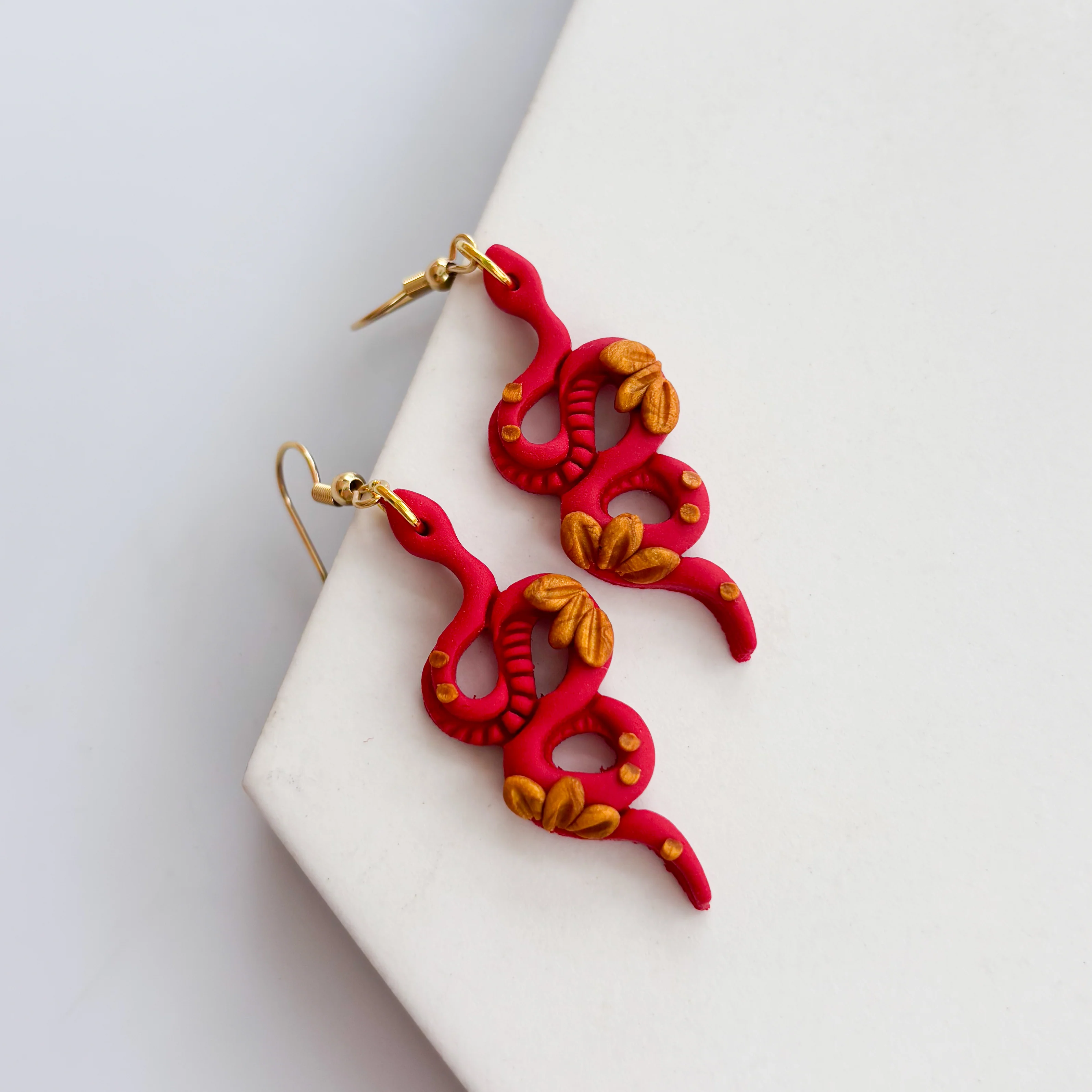 LUNAR NEW YEAR SNAKE EARRINGS - Image 2