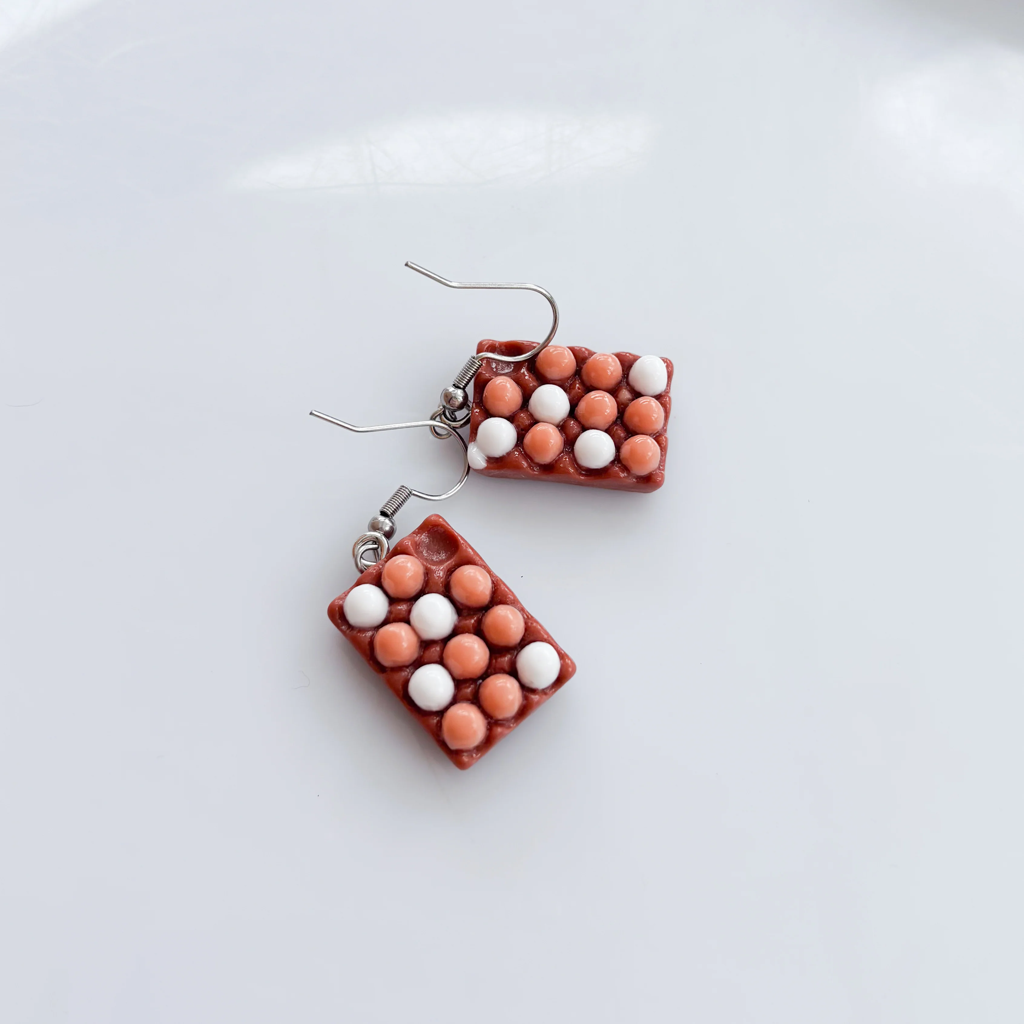 EGG BOX CHARM EARRINGS - Image 2