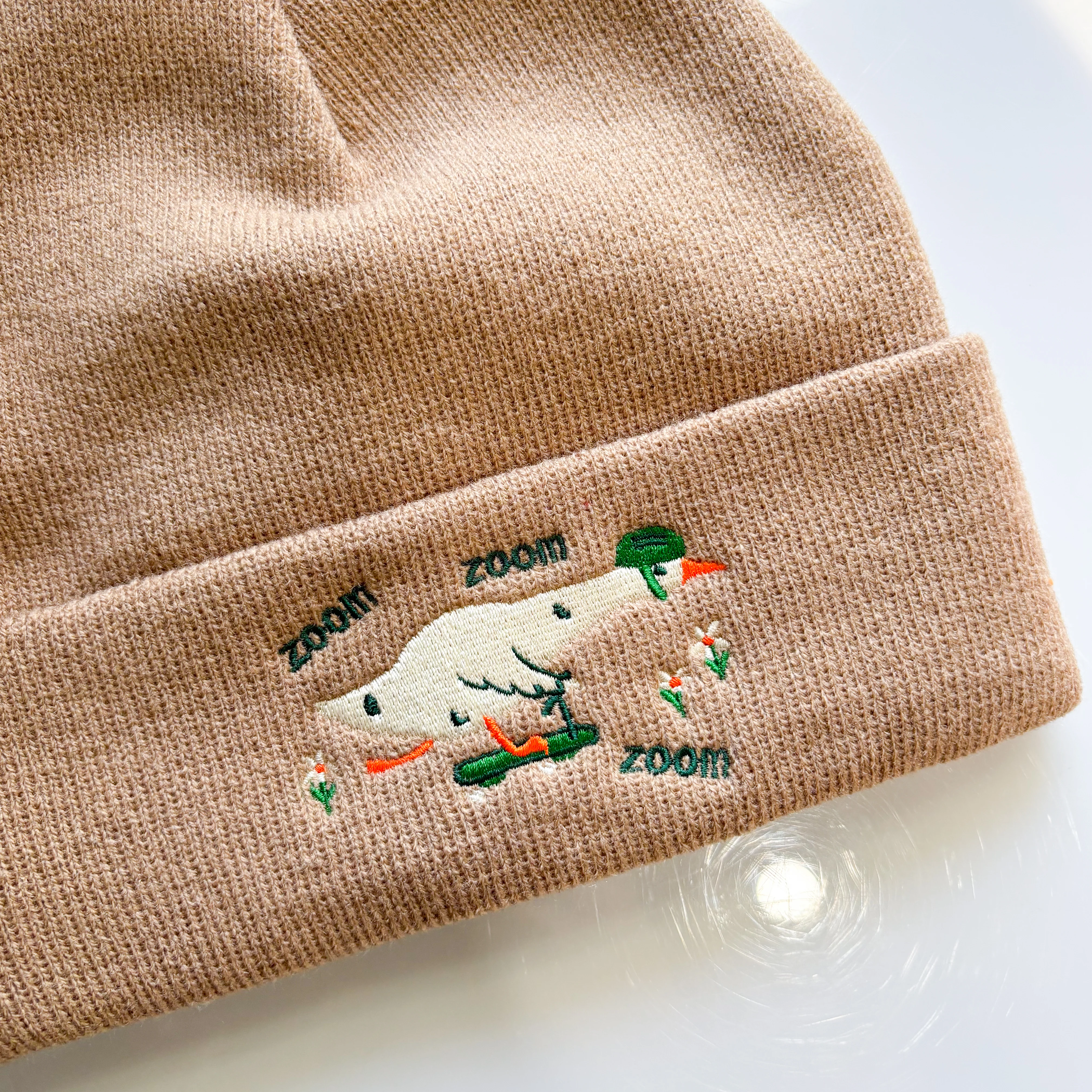 ZOOM ZOOM SKATEBOARDING GOOSE BEANIE - Image 2