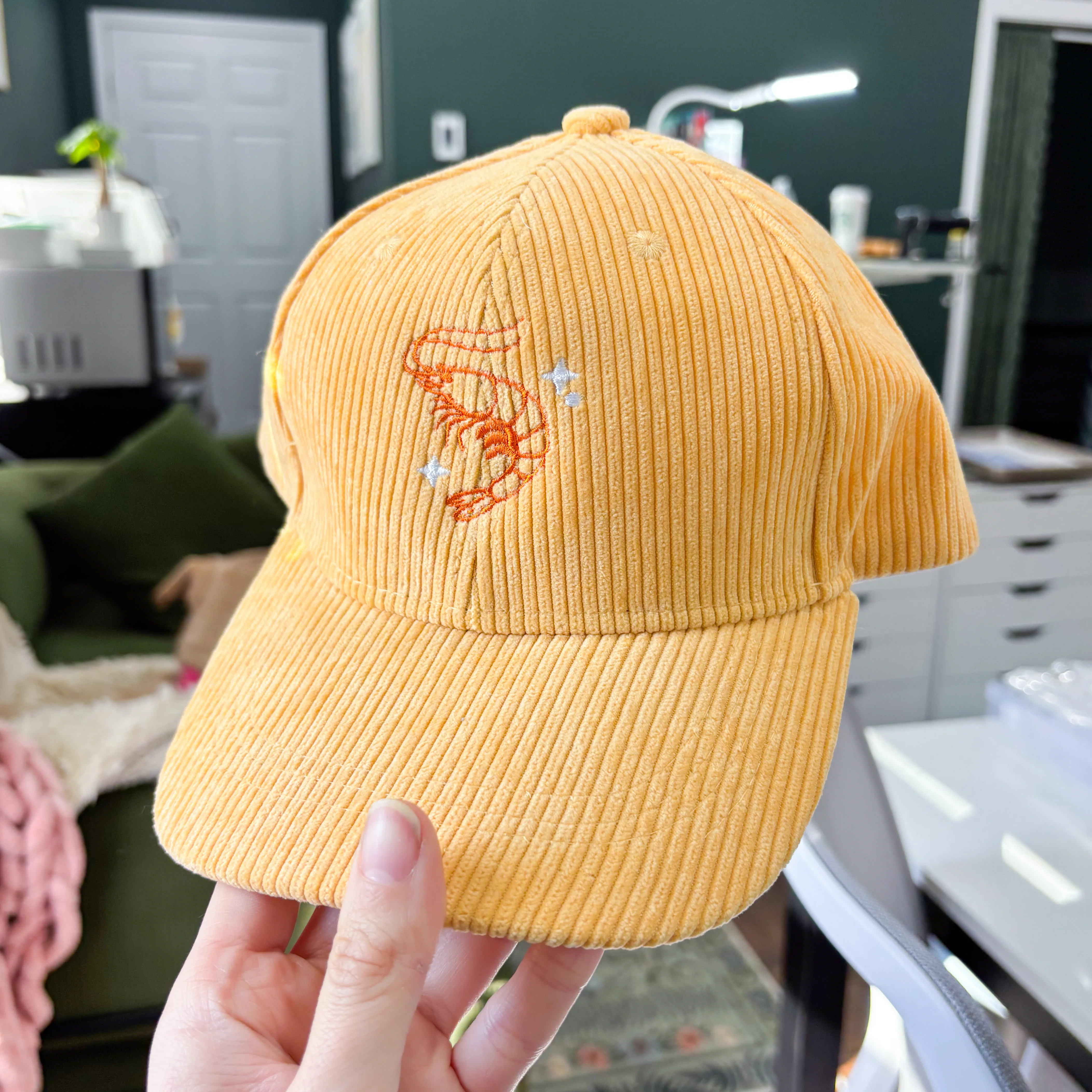 SHRIMP CORDUROY CAP - Image 2