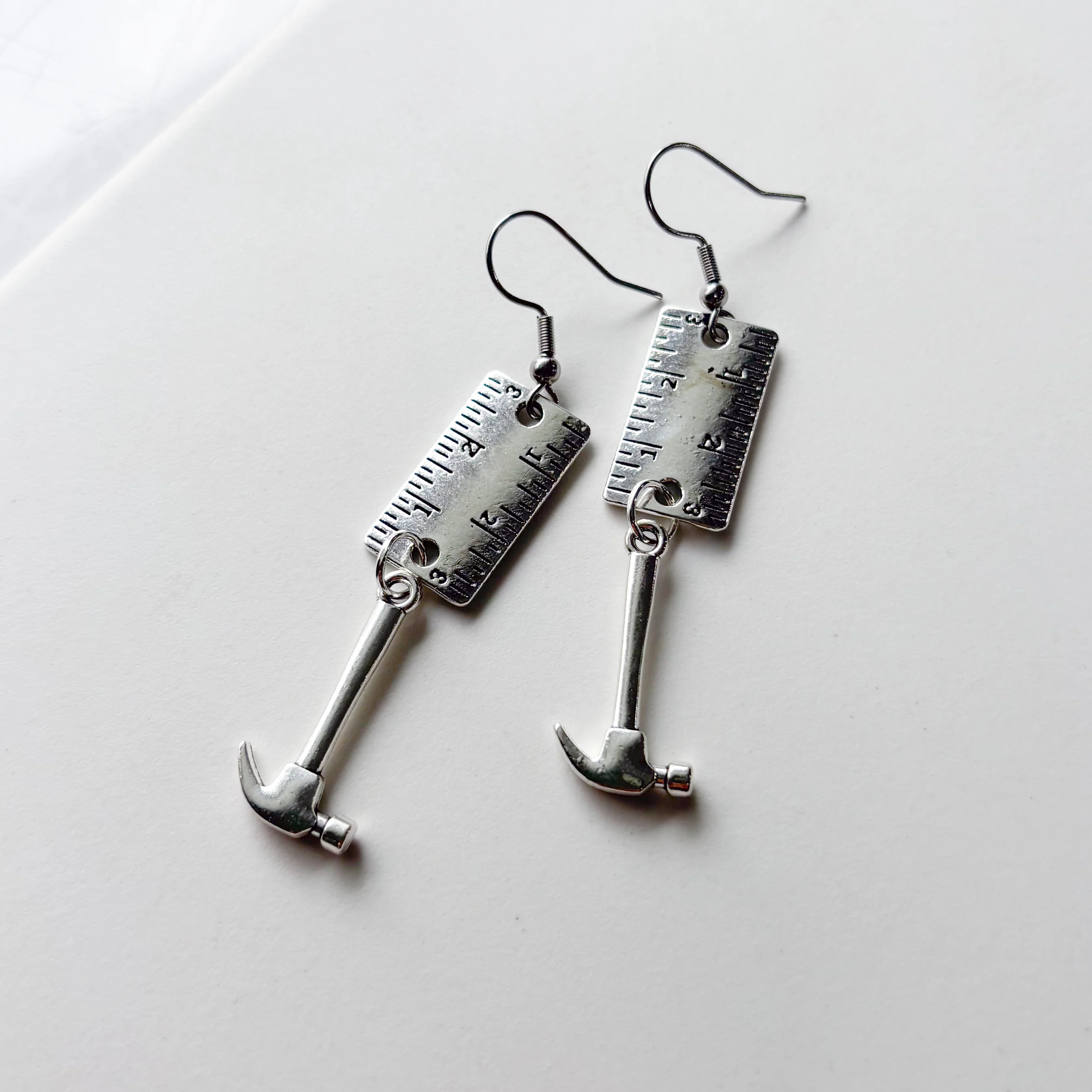 CONSTRUCTION/CRAFTING CHARM EARRINGS - Image 2