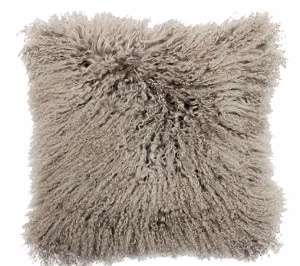 Cushion – Khulan Lambs Wool Taupe