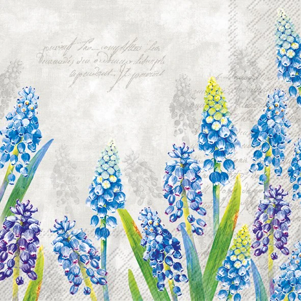 Lunch Napkin,  Blue Beads - Image 1