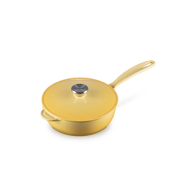 Saucier Pan, Camomille Enameled Cast Iron - Image 1
