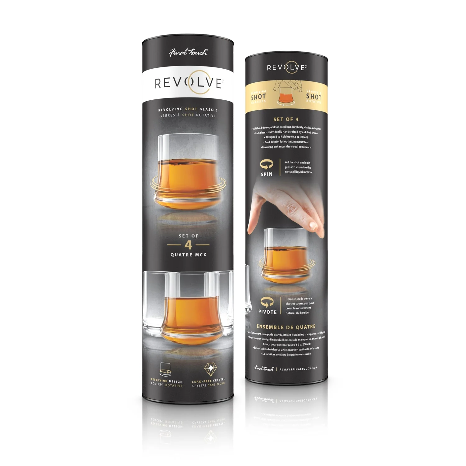 Revolving Shot Glasses Set of 4 - Image 2