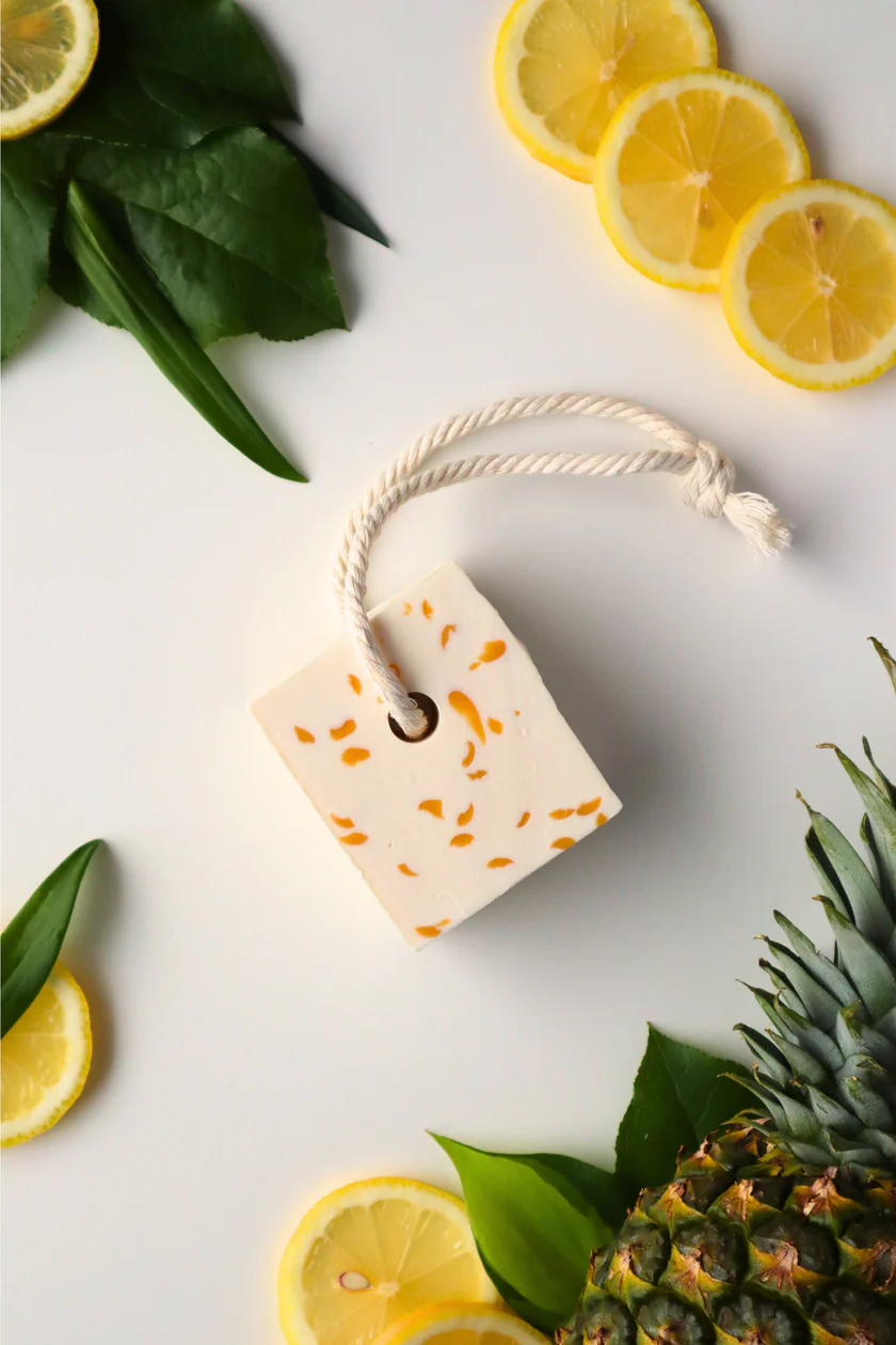Soap on a Rope, Lemon Drip - Image 2