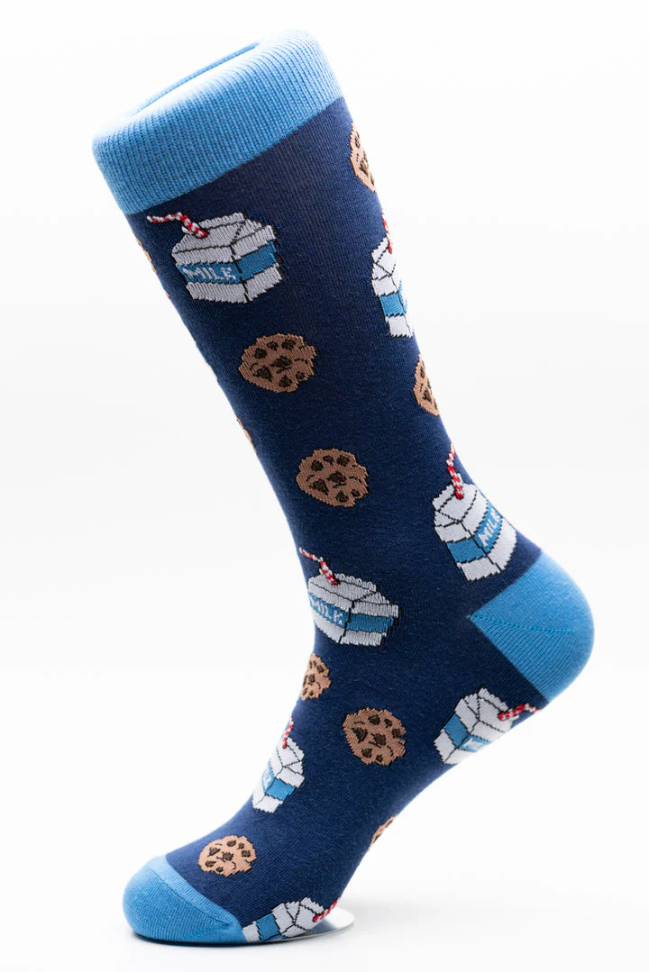 Men’s Socks, Milk & Cookies