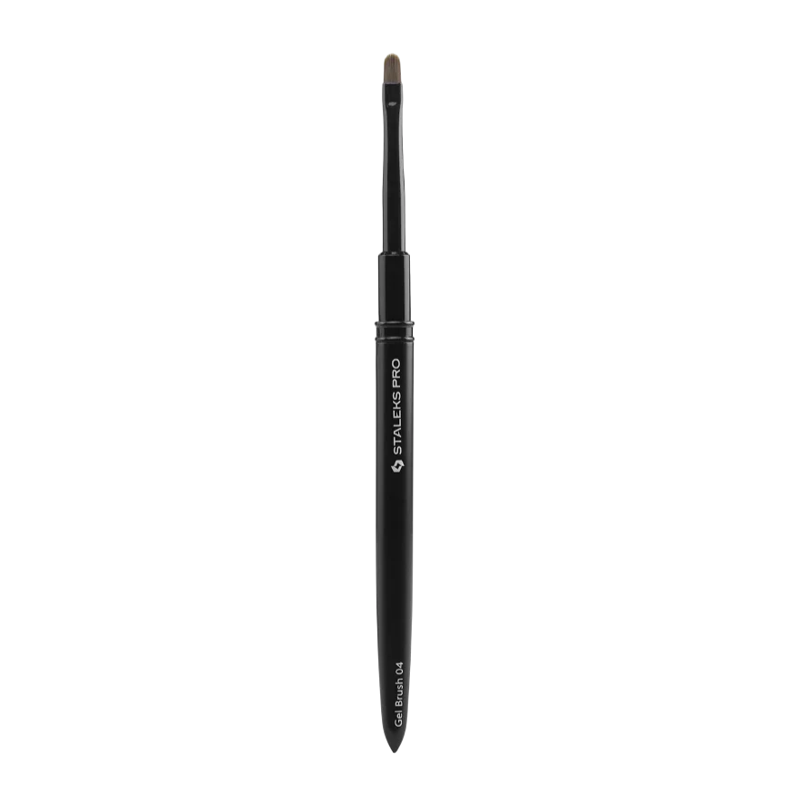 Brush For Gel EXPERT Width 4 mm/ Length 7 mm NBE-04 -STALEKS - Image 1