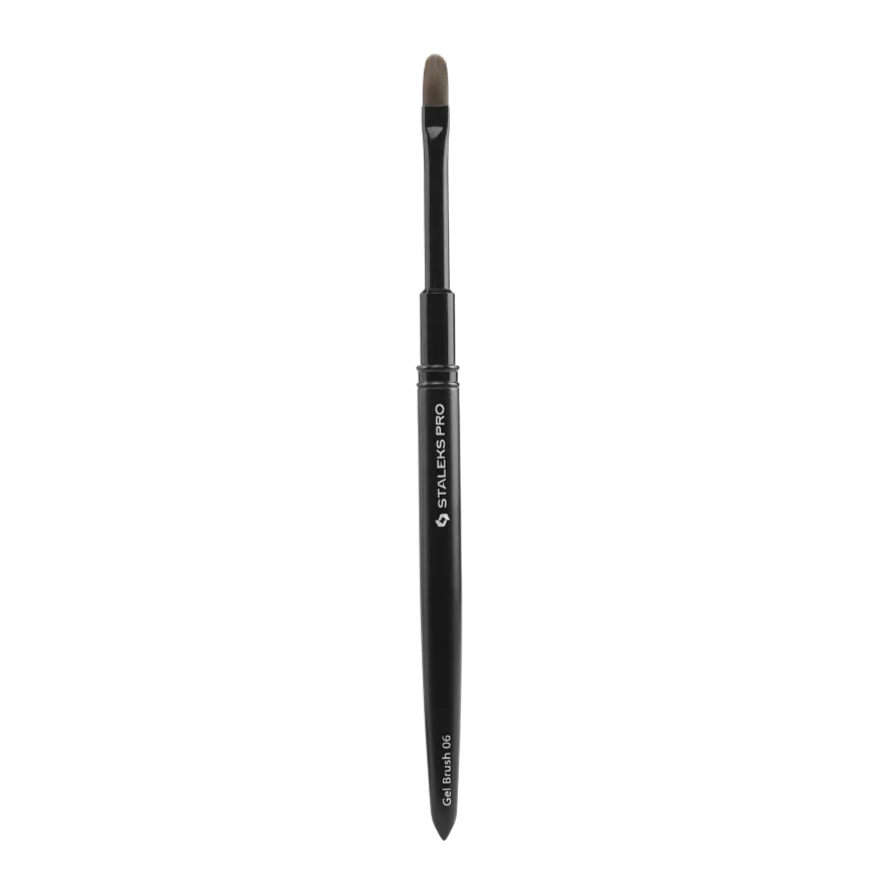 Brush For Gel EXPERT Width 6 mm/ Length 11 mm NBE-06 - STALEKS - Image 1
