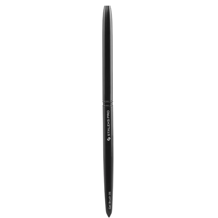 Brush For Gel EXPERT Width 6 mm/ Length 11 mm NBE-06 - STALEKS - Image 2