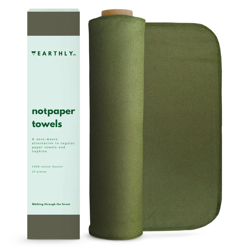 Reuseable Paper Towels, Green
