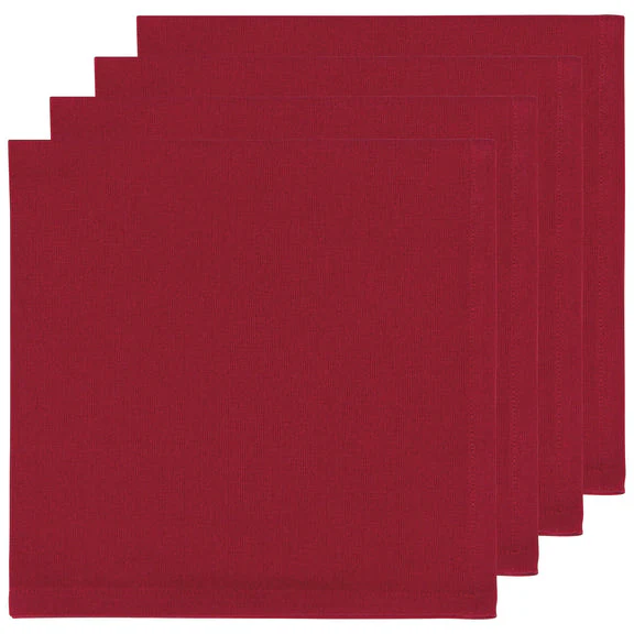 Cloth Napkin Set, Carmine - Image 2