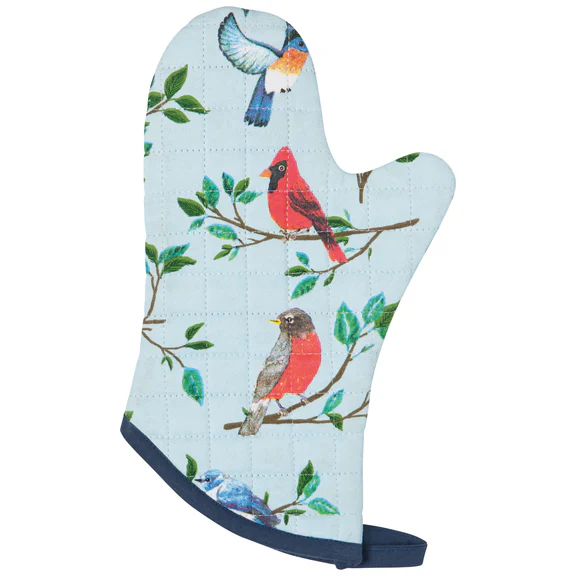 Oven Mitt Set, Birdsong - Image 1