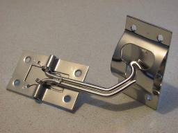 Positive Door Holder, in Stainless Steel w/Spring Hooks and/or Bracket Clips - Image 3