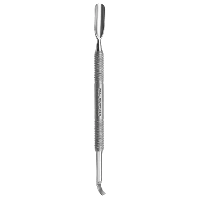 STALEKS PRO EXPERT CUTICLE PUSHER (ROUNDED PUSHER AND BENT BLADE) PE-30/4.2- STALEKS™ - Image 1