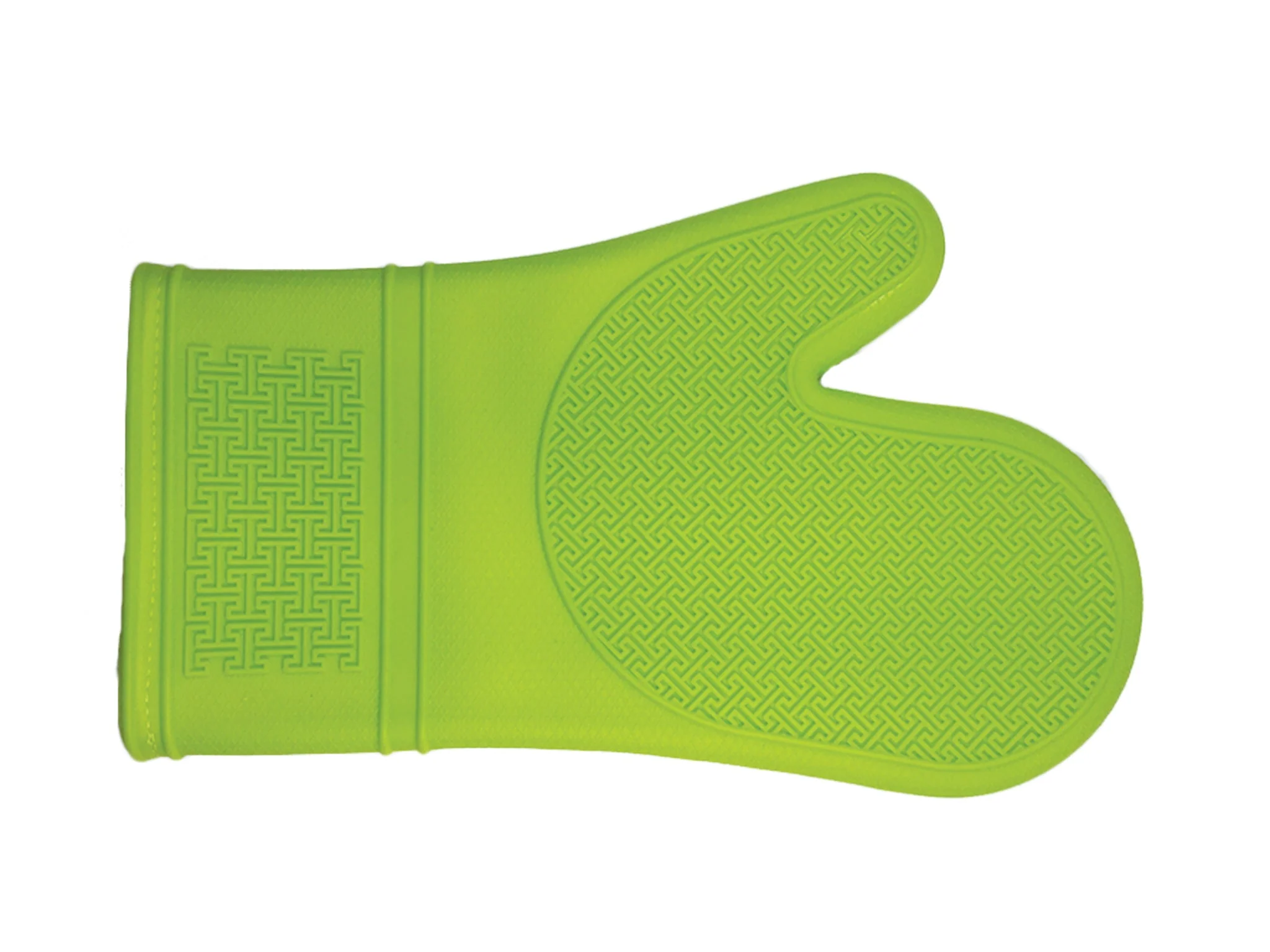 Silicone Oven Mitt Set, Green