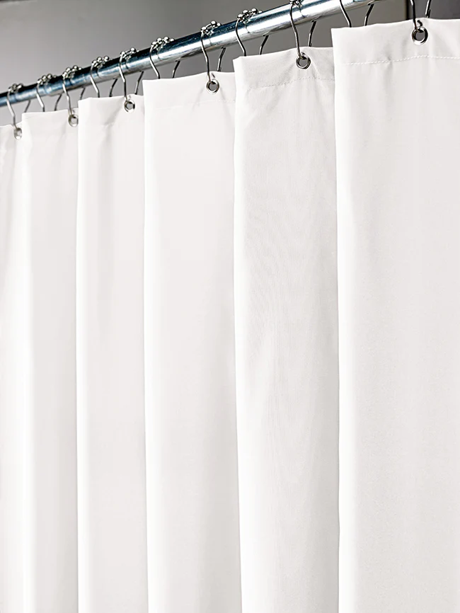 Shower Curtain Liner, White - Image 1