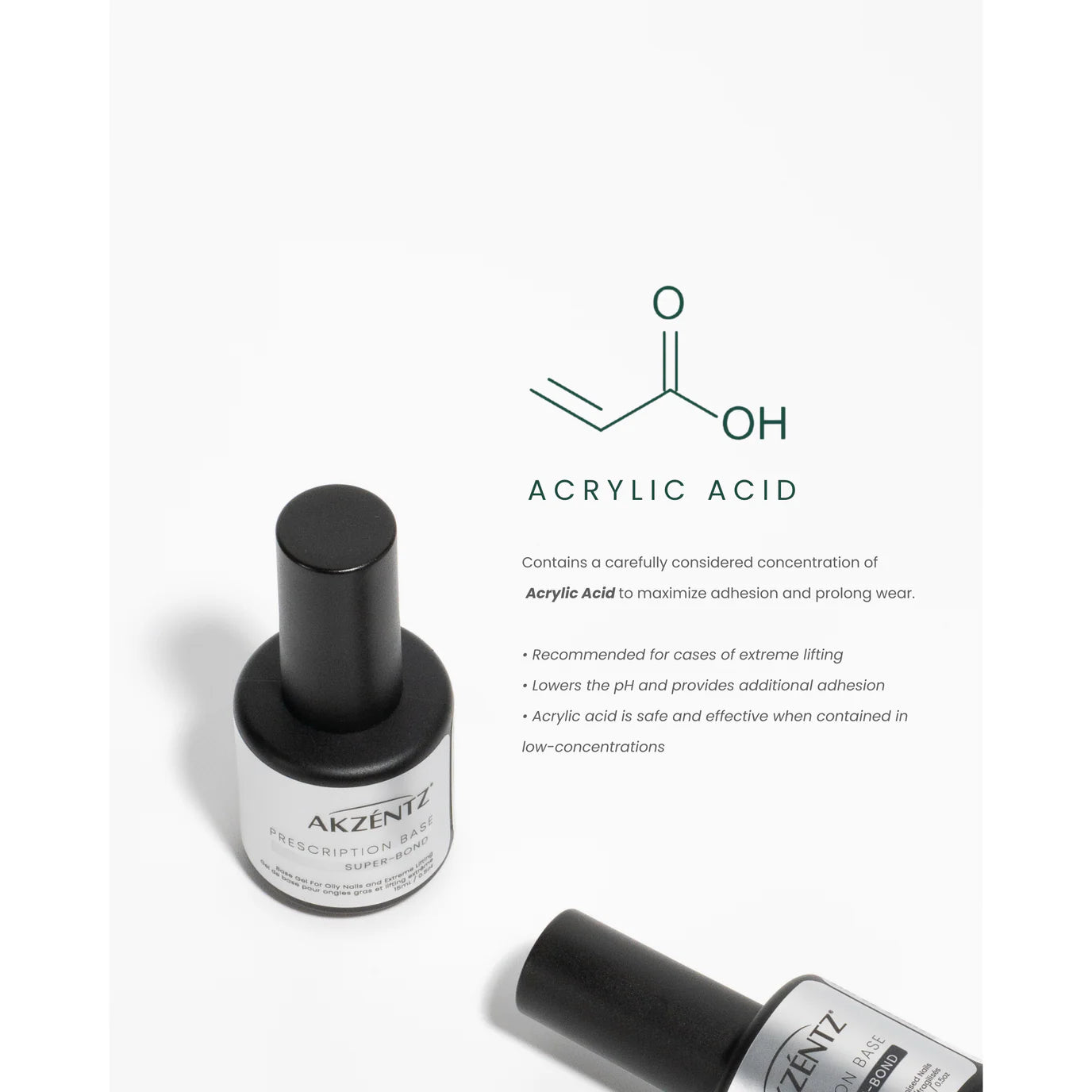 Akzentz Prescription X-Bond Bonding Base Gel 15ml/0.5oz - Image 3
