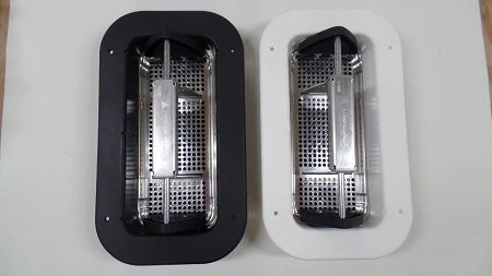 LOW PROFILE Two-Way Roof Vent Plastic Trim- Choose: BLACK or WHITE - Image 2
