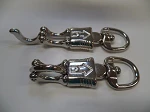 Panic Snap with Swivel, in Chrome/Nickel or Brass - Image 3
