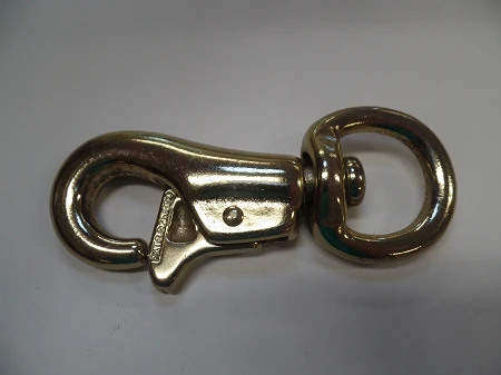 Bull Snap, with Thumb Hold, 4" in Chrome/Nickel, Brass or Stainless Steel - Image 2