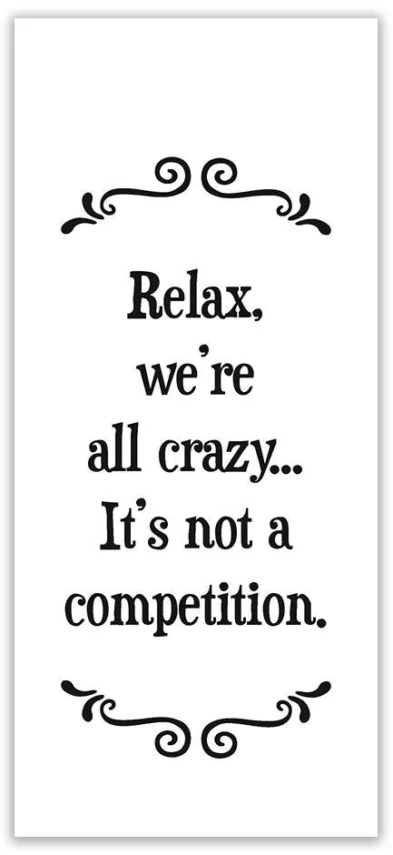 Tea Towel, Crazy - Image 1