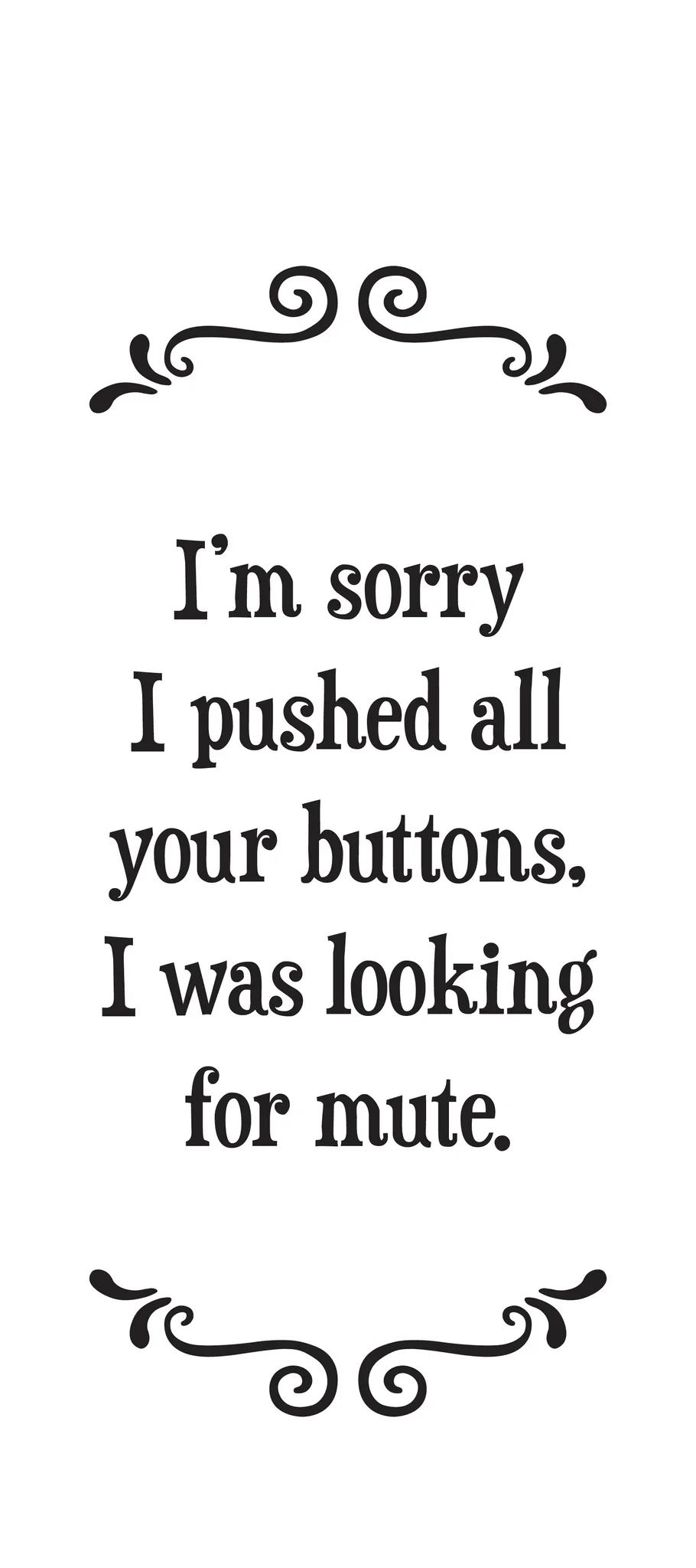 Tea Towel, Looking for Mute - Image 1
