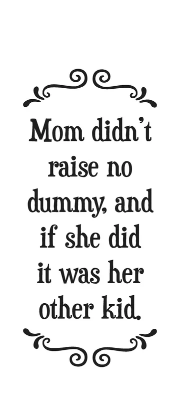Tea Towel, Raise no Dummy - Image 1