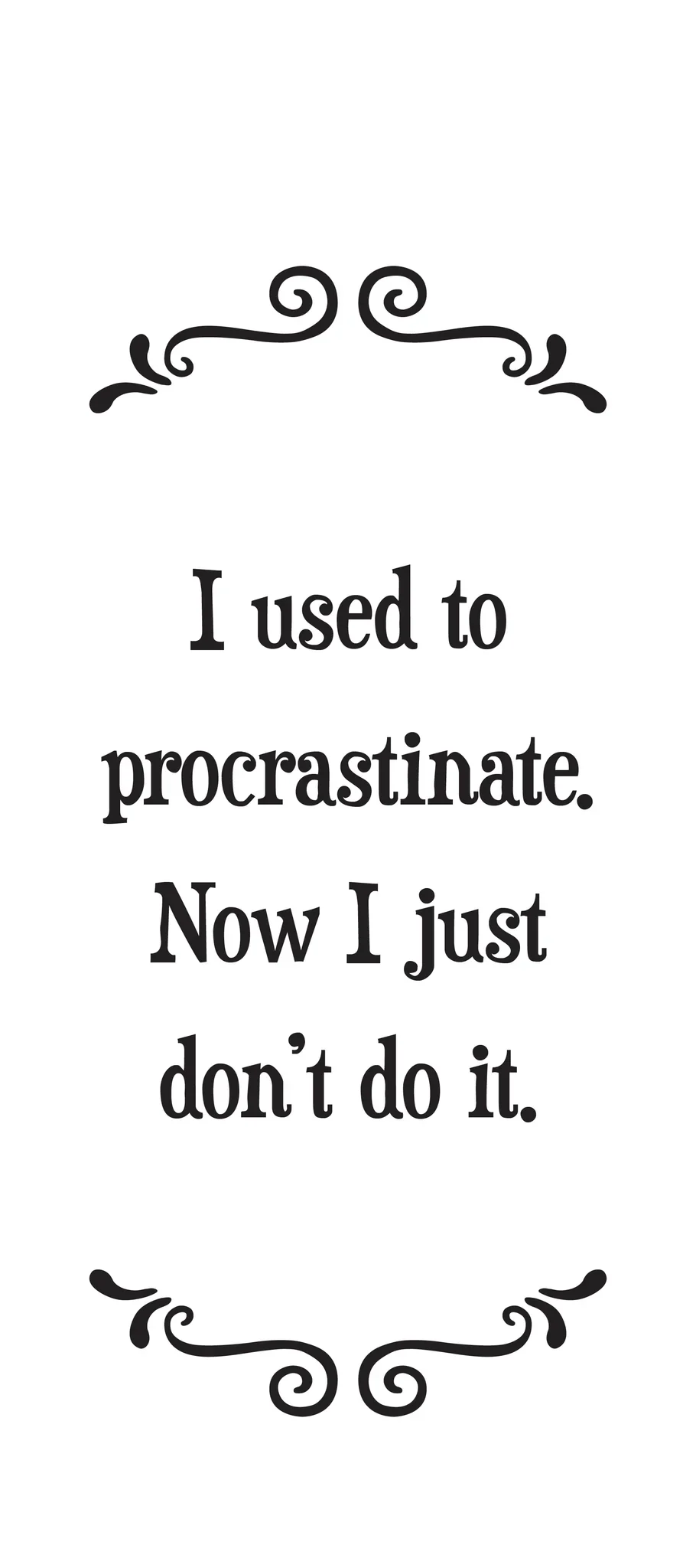 Tea Towel, Used to Procrastinate - Image 1