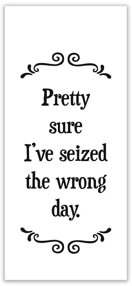 Tea Towel, Wrong Day - Image 1