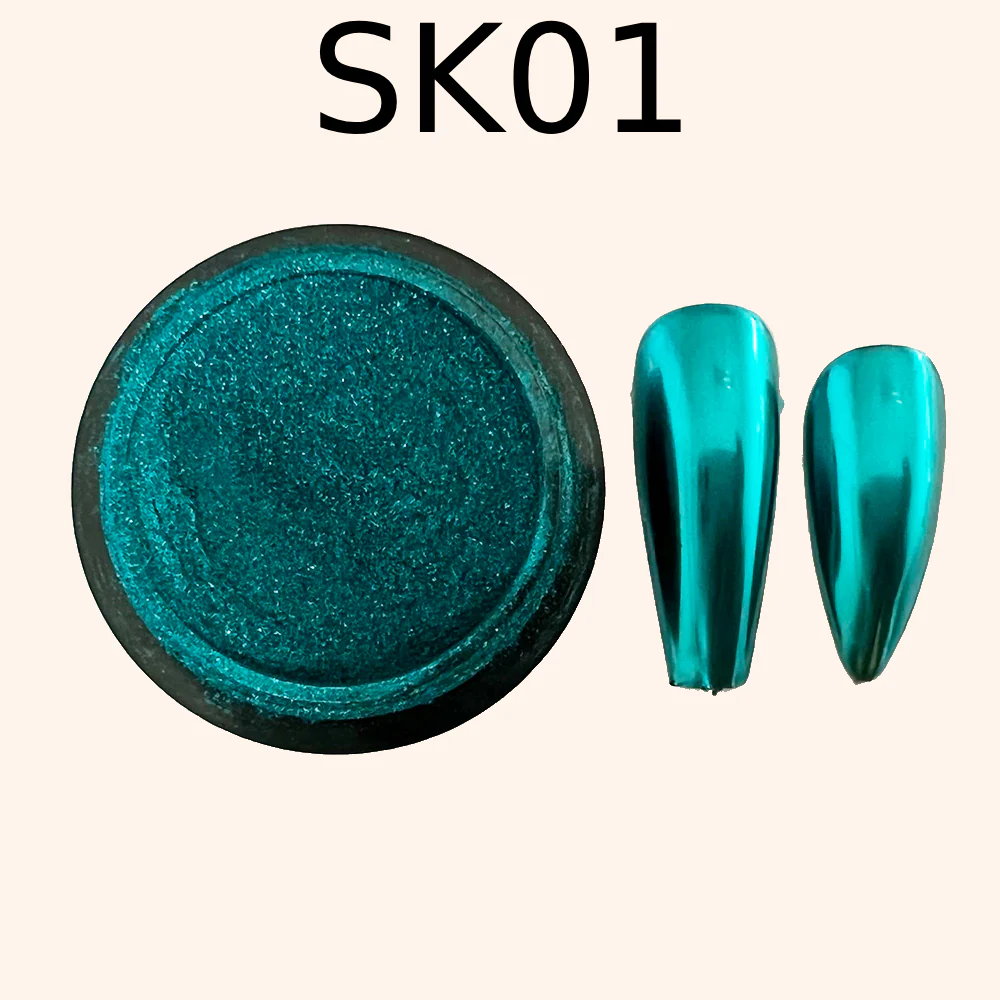 Chrome Mirror Effect Powder Pearl “Kvadrat” - Image 2