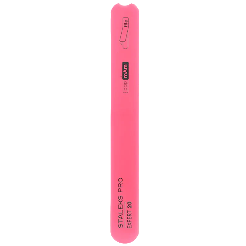 STALEKS BEVELED STRAIGHT PLASTIC NAIL FILE (BASE), EXPERT 20, SPBE-20 – STALEKS™