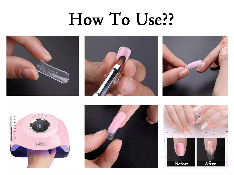 UPPER/DUAL NAIL FORMS #3 FOR ACRYGEL, POLYGEL 120pc - Image 2
