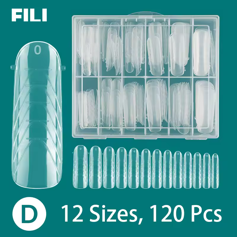 UPPER/DUAL NAIL FORMS #7 FOR ACRYGEL, POLYGEL 120pc