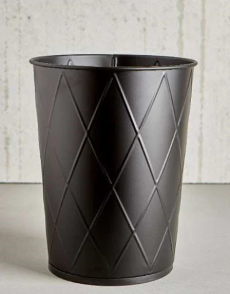 Waste Basket- Harlequin Black - Image 1